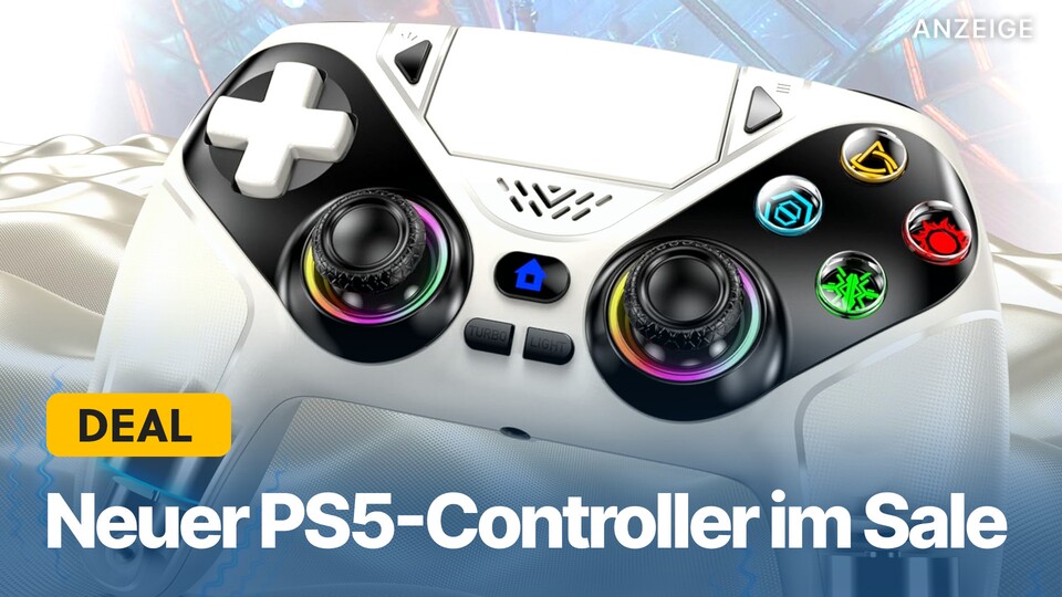 Wenn ihr nach einer günstigen Alternative zum Sony DualSense sucht, könnt ihr bei Amazon jetzt diesen PS5-Controller im Angebot abstauben.