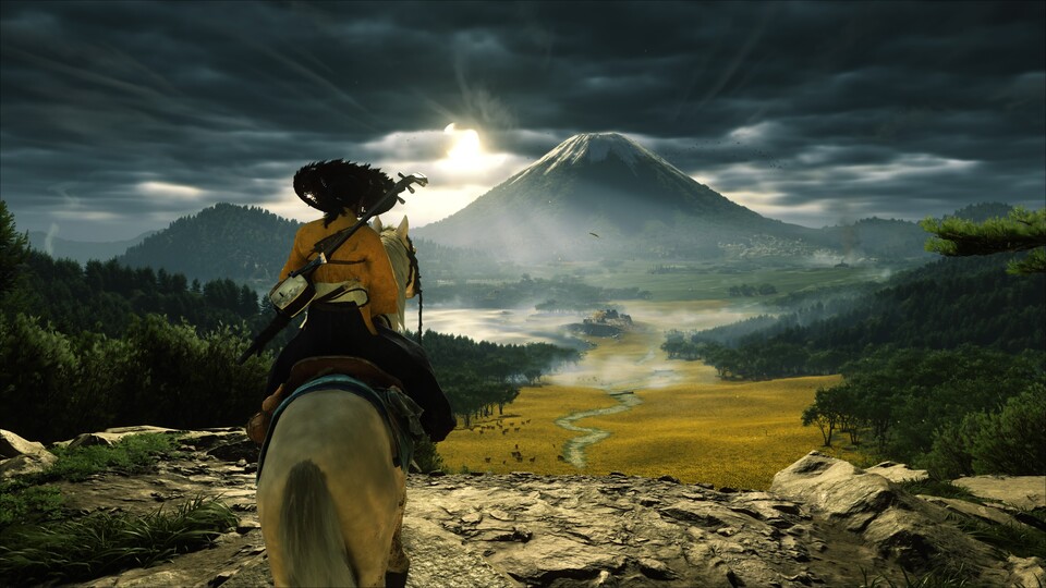 Ghost of Yotei wirkt optisch vertraut, ist aber dennoch ein optischer Leckerbissen auf PS5 und PS5 Pro.