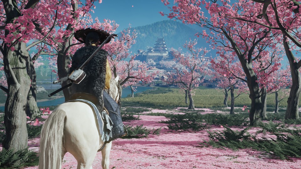 Landschaftlich ist auch Ghost of Yotei wieder wunderschön geworden.