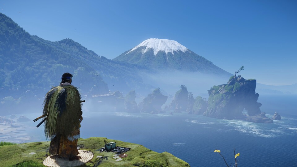 Ghost of Yotei bietet genau die richtige Open World für diejenigen, die auch gerne mal die Ruhe und den Ausblick genießen.