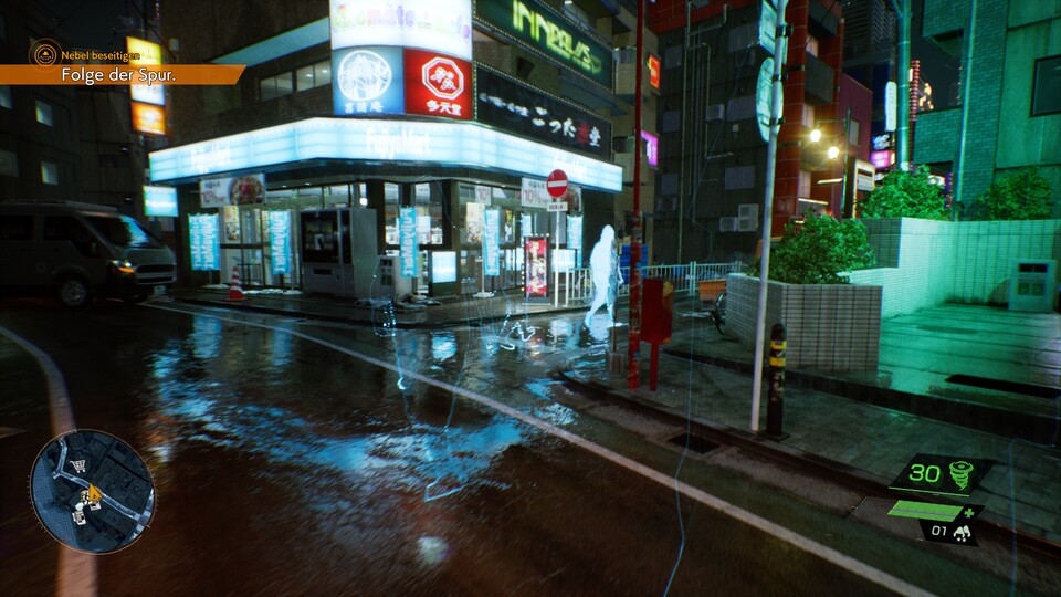 Ghostwire Tokyo ist ein grafisch recht ansehnliches Open World-Abenteuer.