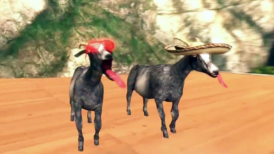Gameplay-Trailer von Goat Simulator