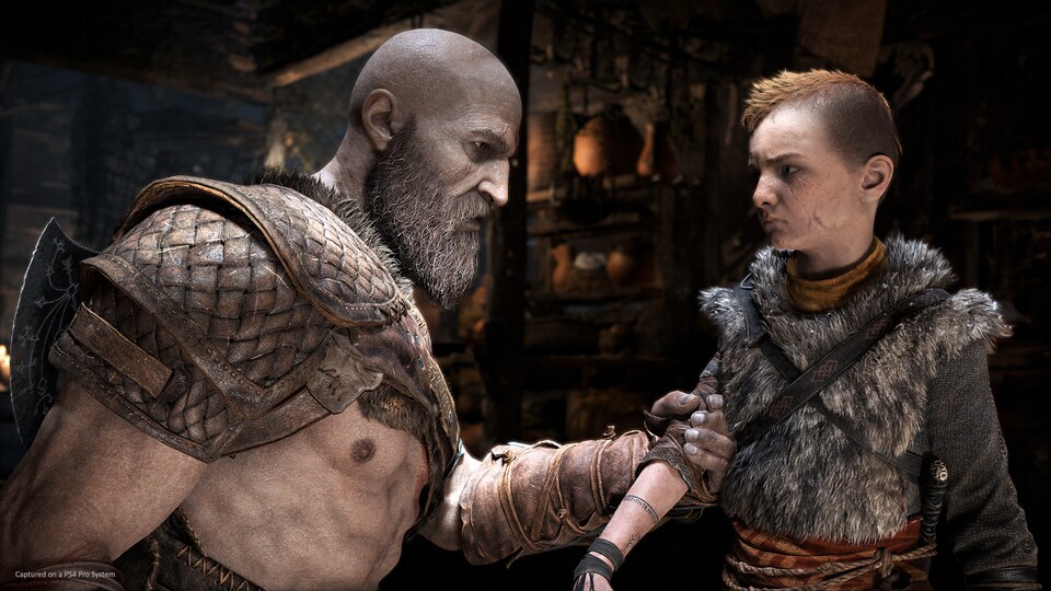 God of War konzentriert sich im Laufe der Geschichte auf die Beziehung wischen Kratos und seinen Sohn Atreus.