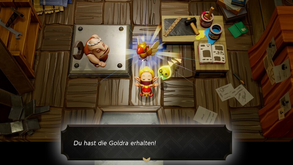 Hier seht ihr den Goldra-Automaten aus Zelda: Echoes of Wisdom.