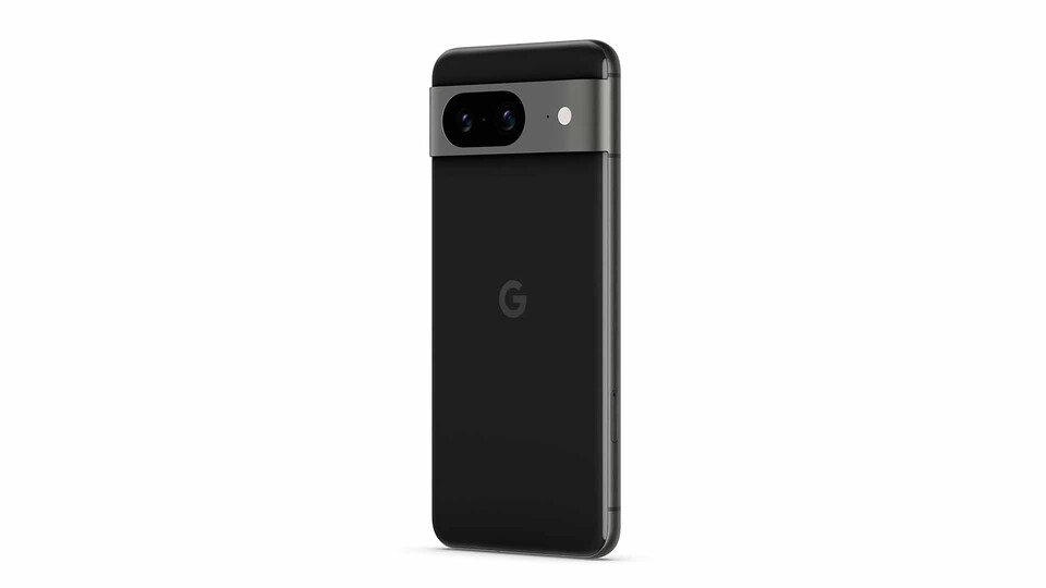 Der Kamerabalken auf der Rückseite, der für Google-Handys typisch ist, verleiht dem Pixel 8 einen edlen Look.