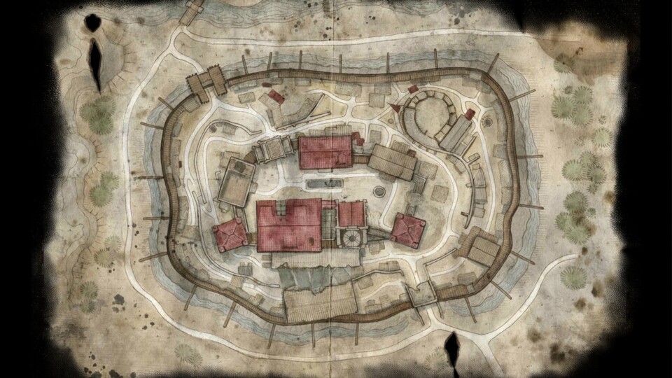 Die Map des alten Lagers.