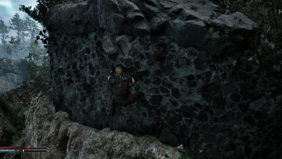 Klettern ist komplett neu im Remake, aber ihr benutzt es nur für Abkürzungen oder ein paar Bonus-Truhen.