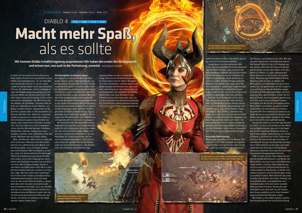 Diablo 4 zeigt in der Preview seine Stärken und (wenigen) Schwächen.