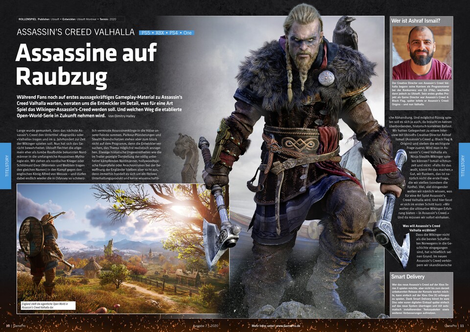 Unsere aktuelle Titelstory: Assassin's Creed Valhalla