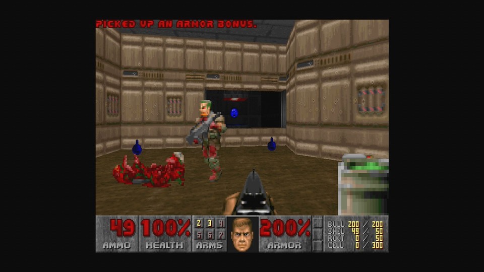 Neben Doom 3 sind auch die beiden Klassiker Doom und Doom 2 mit auf der Disc der BFG Edition. Auf der Xbox 360 gibt es einen fiesen Speicher-Bug, durch den sich die Klassiker nicht mehr von der Disc starten lassen.