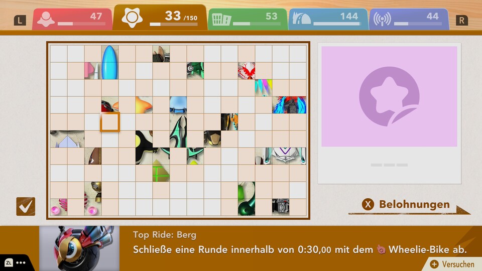 In der Checkliste schaltet ihr immer mehr Quest und damit auch Belohnungen frei.