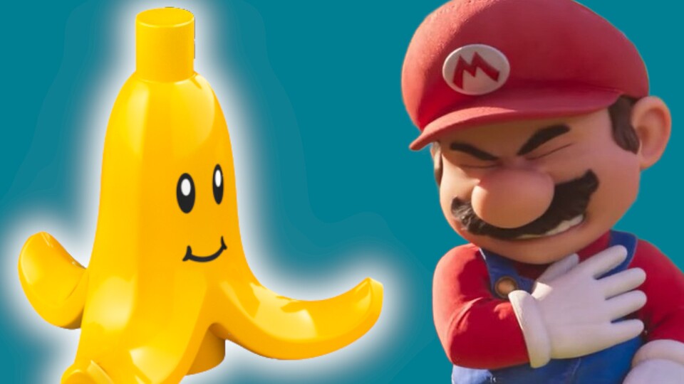 Die Banane aus Mario Kart macht als LEGO-Stein nun auch zahlreiche Wohn- und Kinderzimmer unsicher.