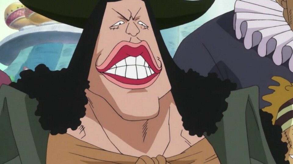 Lip Doughty mit seinen prominente Lippen, die sein Markenzeichen sind. (Bild: © Toei Animation)