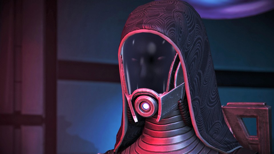Shepard kann Tali in Mass Effect 2 sogar dazu bringen, ihren Anzug abzulegen. 
