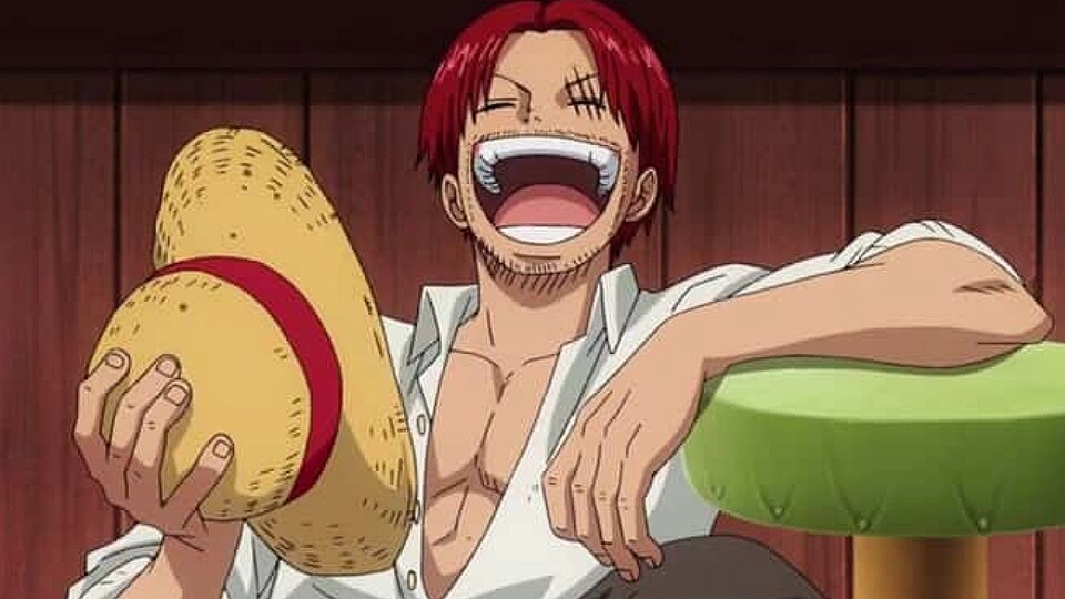 Shanks war bei seinem ersten Auftritt im Anime ein unbesonnener Pirat und damals schon sehr stark. (Bild: © Toei Animation)