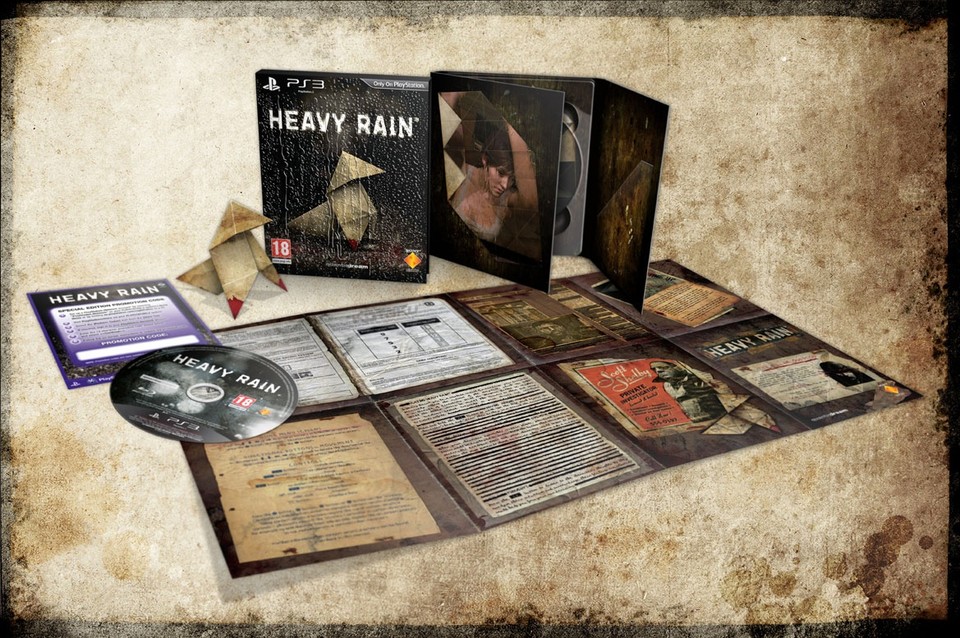 Die Special-Edition von Heavy Rain. Besonders interessant: die Zusatzepisode als Download. 