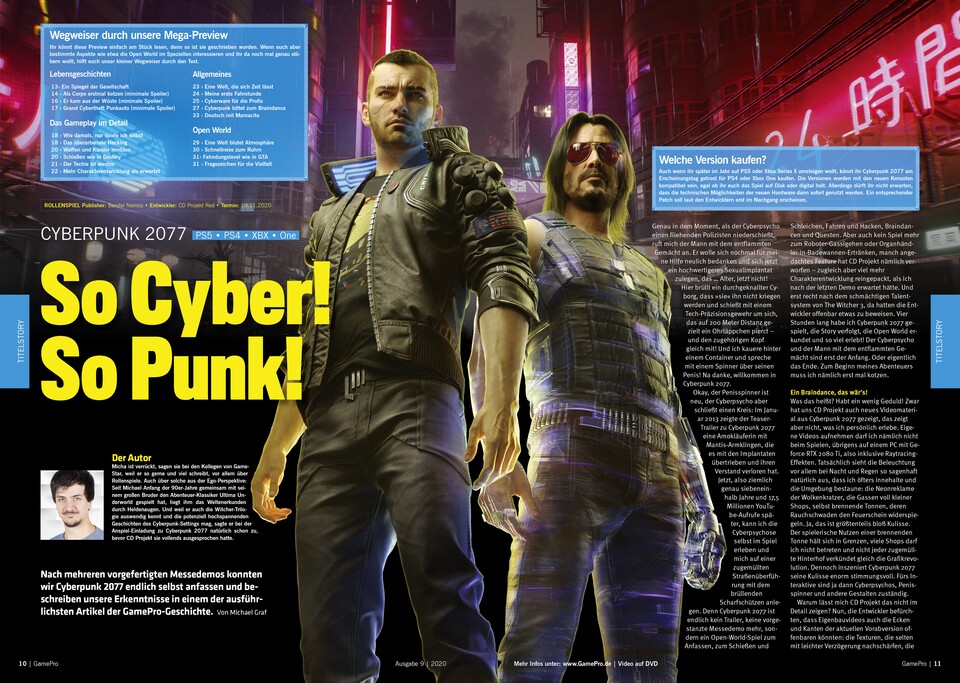 Riesige Titelstory: Cyberpunk 2077 auf 24 Seiten!