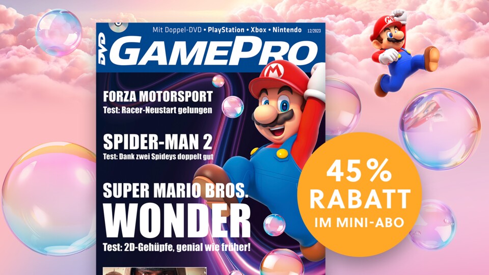 GamePro 1223 mit Titelstory zu Super Mario Bros. Wonder. Direkt zum günstigen Mini-Abo!
