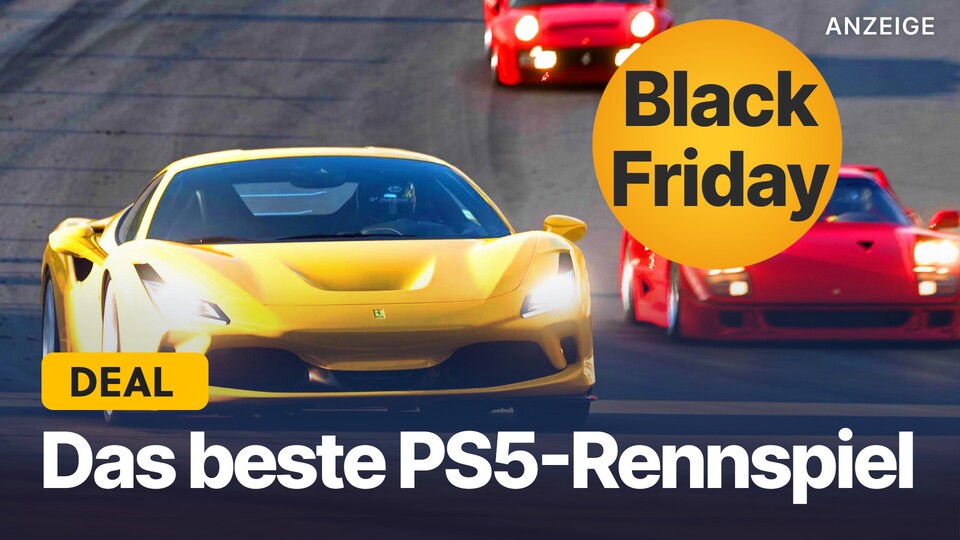 Diesen exklusiven Rennspielhit für PS5 gibts jetzt zum Top-Preis im Black-Friday-Angebot.