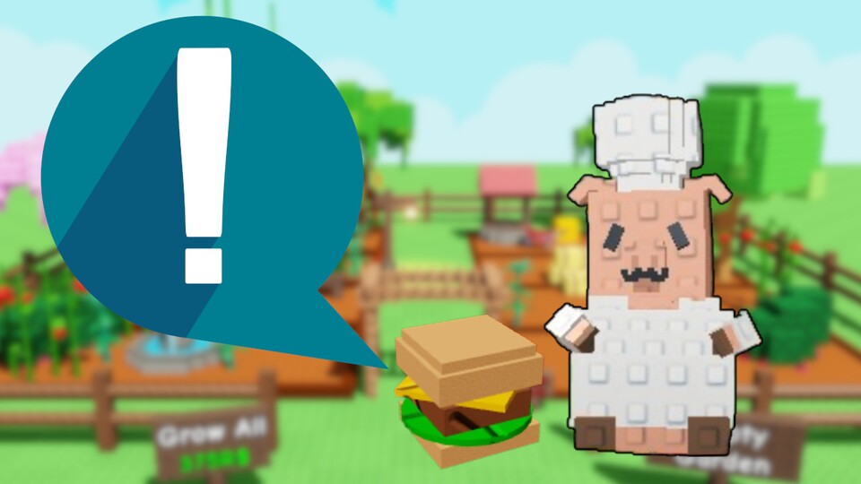 Wir zeigen euch alle Rezepte und Zutaten für Burger in Grow a Garden.