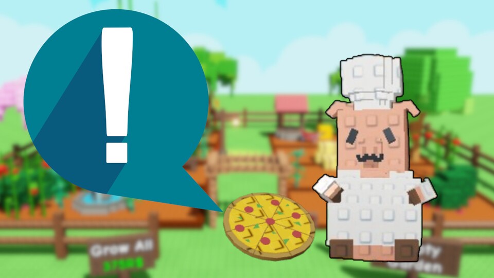 Wir zeigen euch alle Rezepte und Zutaten für Pizza in Grow a Garden.