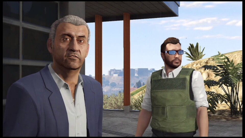 Martin Madrazo aus GTA 5 (links).