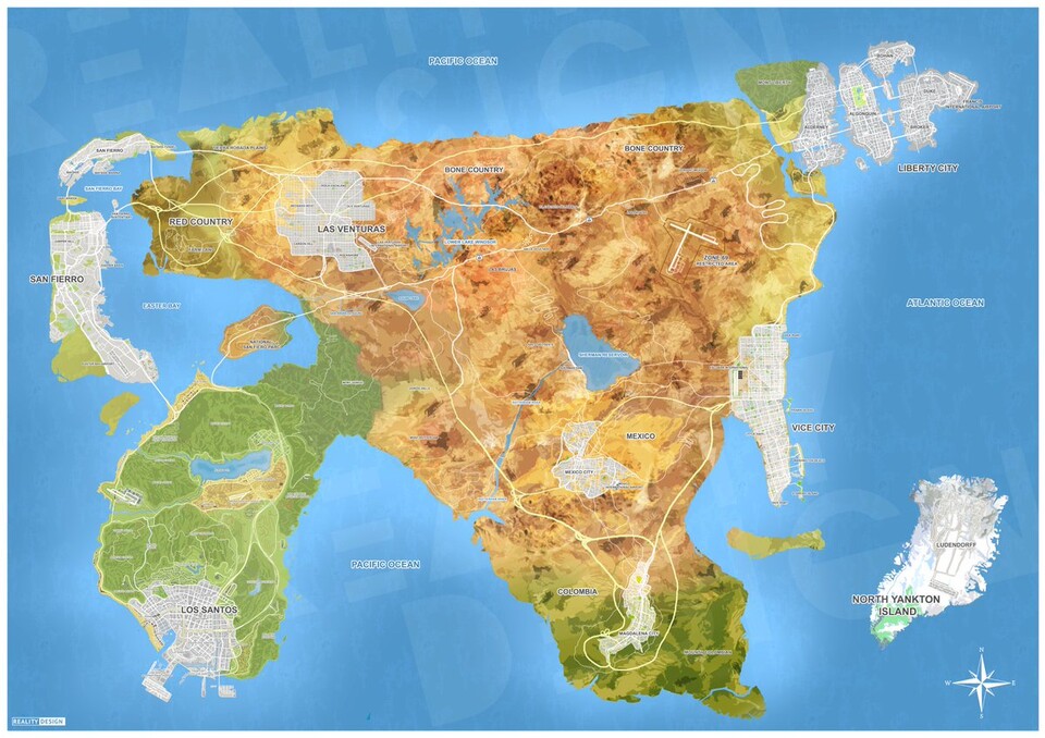 GTA 6-Map? (Bild: Reality Design)