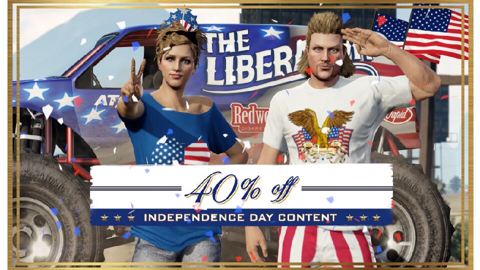 Zum Independence Day gibt es in GTA Online dicke Rabatte.