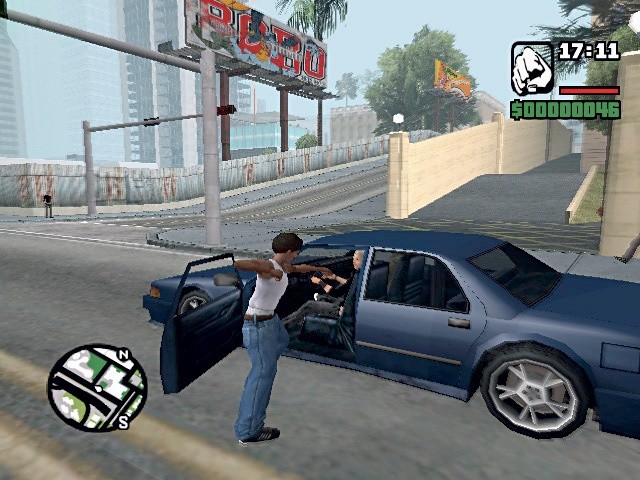 Wie der Titel des Spiels schon suggeriert, hat der Hauptcharakter von GTA San Andreas kein Problem damit, sich fremden Besitz unter den Nagel zu reißen. Screen: Xbox