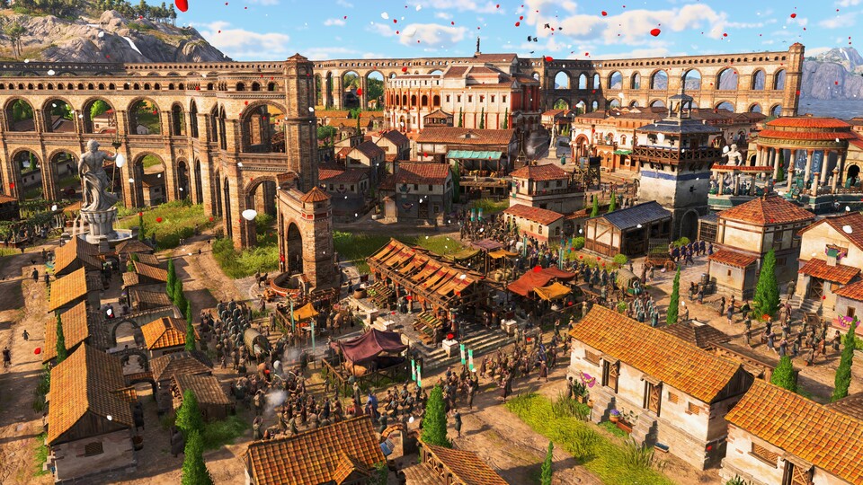 Eine so schöne römische Antike wie in Anno 117 haben wir selten gesehen.