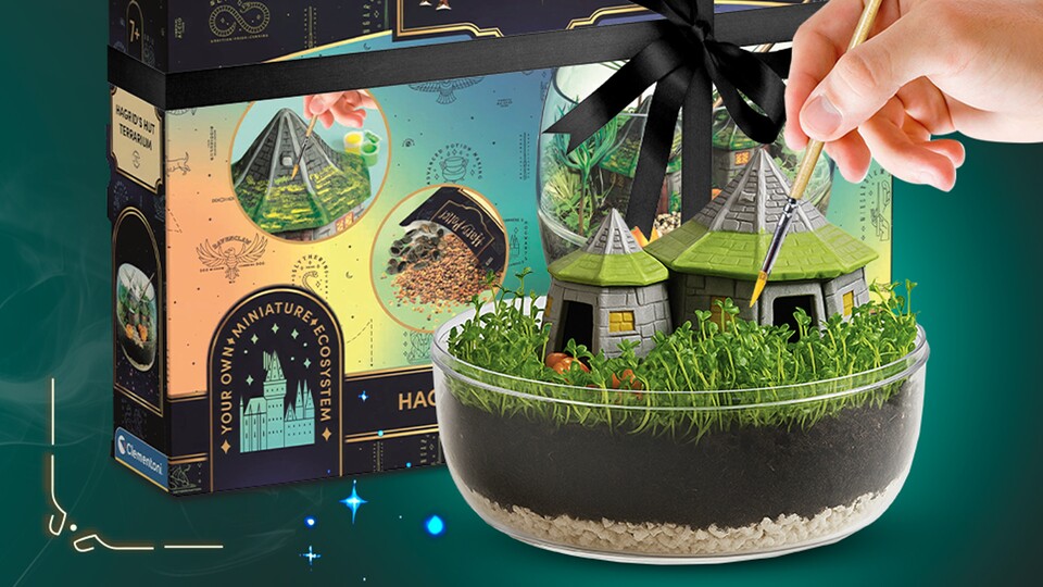 Malen, Basteln und Pflanzen in einem Set — Egal, ob ihr euch selbst oder jemand anderen beschenkt: Das Mini-Terrarium bringt euch lange Freude!