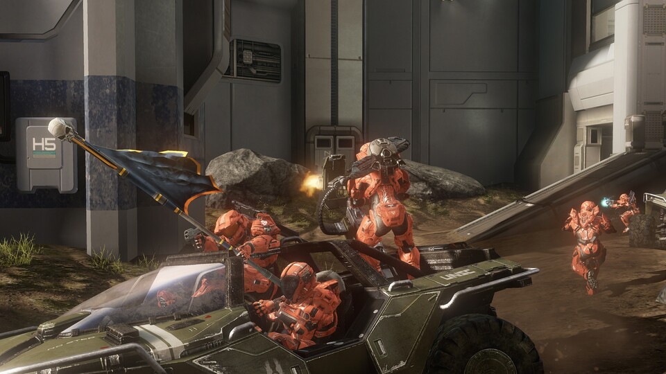 Das »Crimson«-Mappack für Halo 4 bietet neue Achievements.