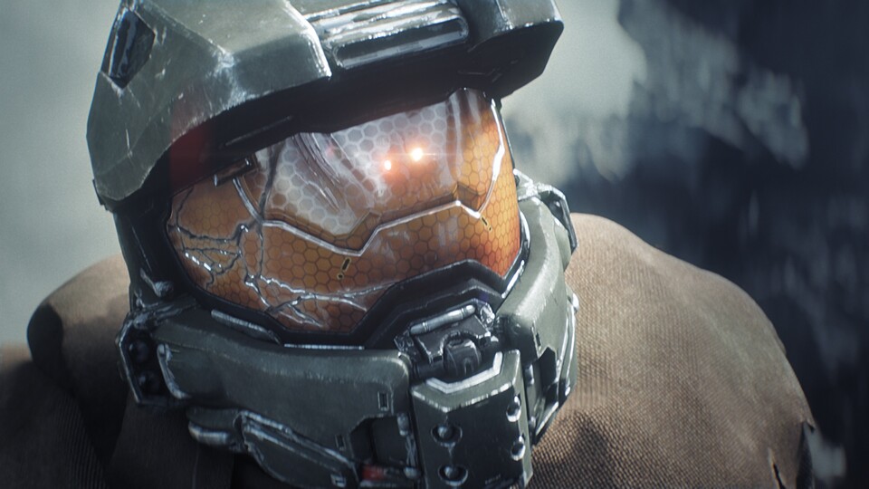 So sieht der Helm vom Halo-Helden Master Chief aus. Eine gewisse Ähnlichkeit zum oben genannten Wachturm aus Destiny ist durchaus vorhanden.
