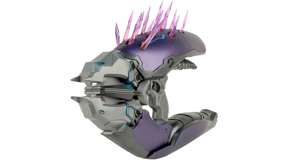 Dieses Alien-Waffenmodell ist Bestandteil der »Pink Mist Edition« von Halo 5: Guardians.