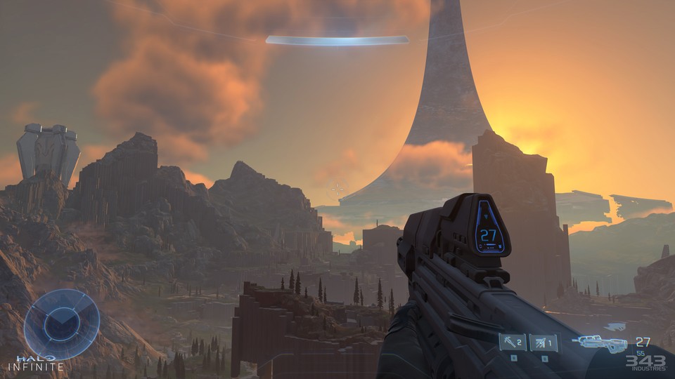 Die Welt von Halo: Infinite wird sich ohne störende Ladevorgänge bereisen lassen.
