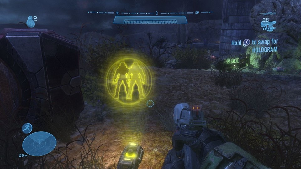 Halo: Reach - Mit der Rüstungsfähigkeit &quot;Hologramm&quot; erzeugt ihr ein Trugbild von euch, das Gegner ablenkt. [360]
