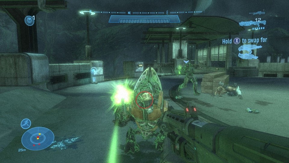 Halo: Reach - Das Nachtsichtgerät leistet uns in der Mission &quot;Nightfall&quot; wertvolle Dienste [360]