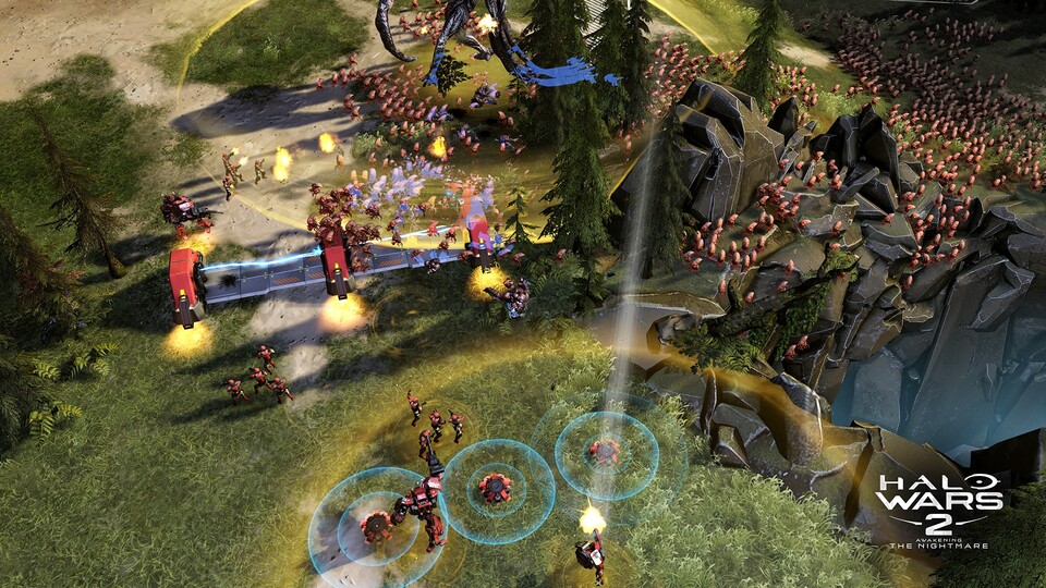 Turniere, zum Beispiel in Halo Wars 2, werden jetzt auch direkt im Spielehub angezeigt.