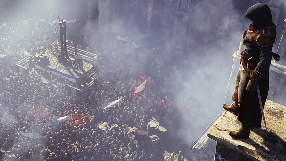 Wird man in Assassin's Creed Unity an Hauswänden von Paris entlangrennen können?