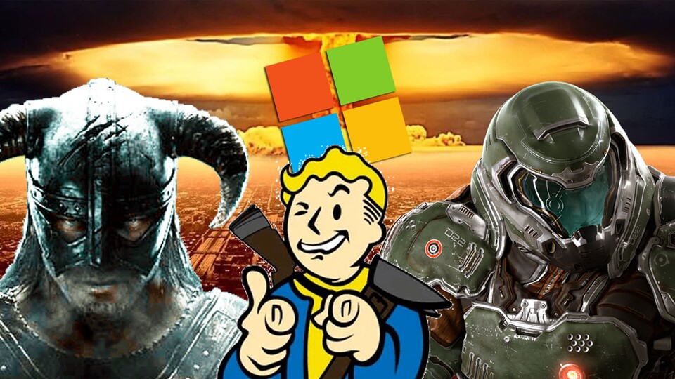 Bethesda gehört jetzt Microsoft: Konzern hinter Elder Scrolls, Fallout & Doom verkauft
