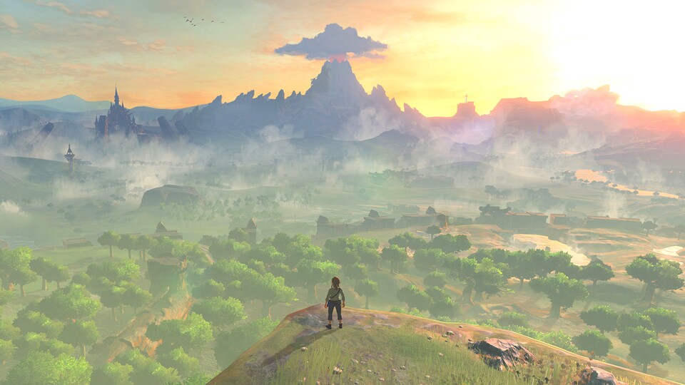 Willkommen zuhause: Die Open World von Zelda BotW bietet extrem viel Platz dafür.