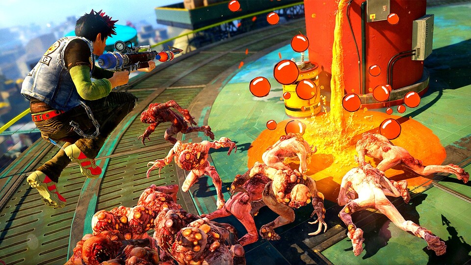 Sunset Overdrive bekommt noch vor Weihnachten 2014 neue Inhalte: Insomniac Games hat einen neuen DLC namens »Mooil Rig« angekündigt.