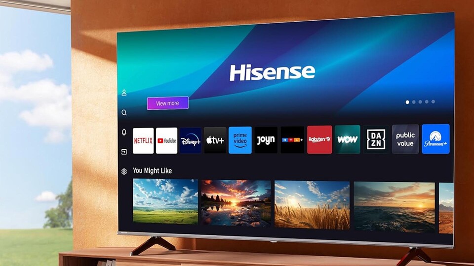 Netflix, Prime Video, Disney+ und Co: Per VIDAA-Betriebssystem könnt ihr im Nu auf all eure Apps zugreifen!
