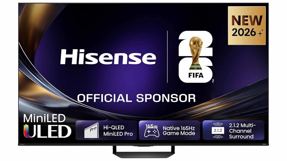 The Odyssey, GTA 6 oder schnelle Multiplayer-Action: Der Hisense 55U7DS PRO ist maßgeschneidert für Gaming und Filme.