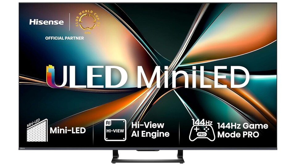 Mini-LED-Fernseher können nahe an die Qualität von OLED-TVs herankommen. Der Hisense U7Q ist ein besonders günstiges Modell aus 2025.