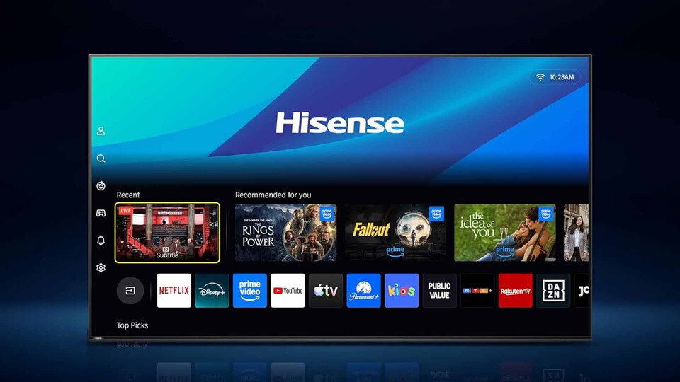 Mit VIDAA habt ihr Streaming-Dienste und eure Lieblingsinhalte direkt griffbereit. Ich kann aus eigener Erfahrung berichten: Die Software reagiert superschnell.