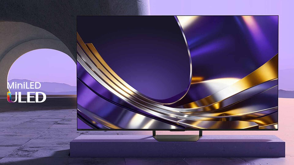 Der Hisense 75U7DS PRO bringt euch mit 75 Zoll, Mini-LED und 4K-Auflösung echtes Kinofeeling ins Wohnzimmer.