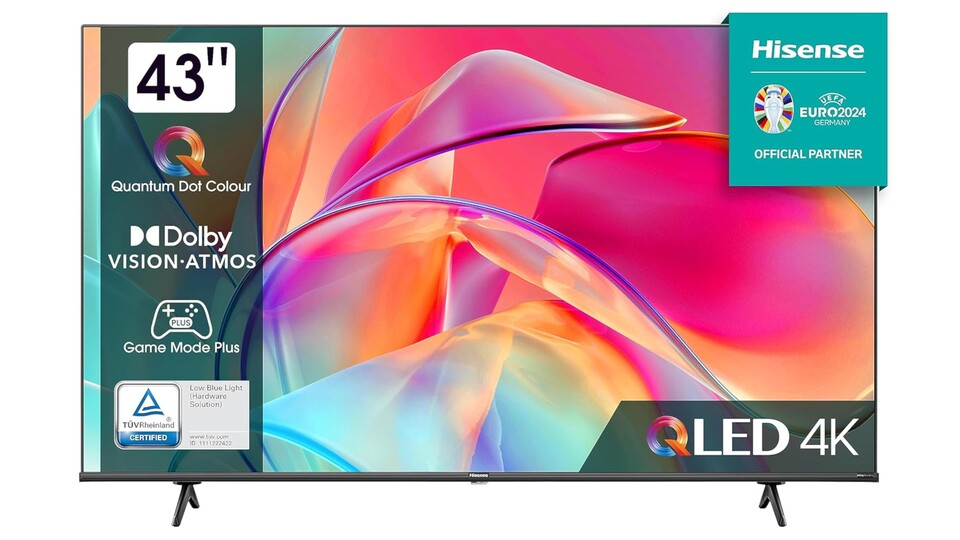 Trotz seines geringen Preises bietet der 4K-TV Hisense E7KQ hohen Kontrast, Dolby Vision und natürlich QLED.