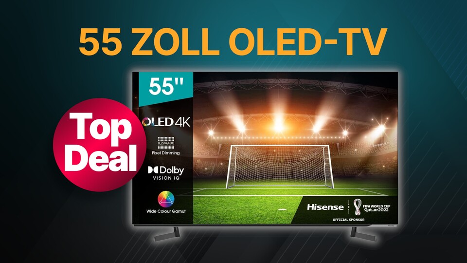 Bei Amazon könnt ihr durch einen Coupon den 4K-OLED-Fernseher Hisense A81G jetzt sehr günstig bekommen.