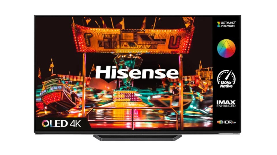 Der Hisense A85H aus 2022 bietet zweimal HDMI 2.1 und die typische OLED-Bildqualität.
